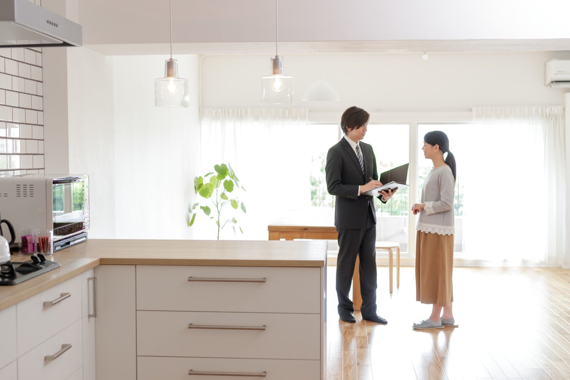 仕上がりをご確認いただいてお引渡し